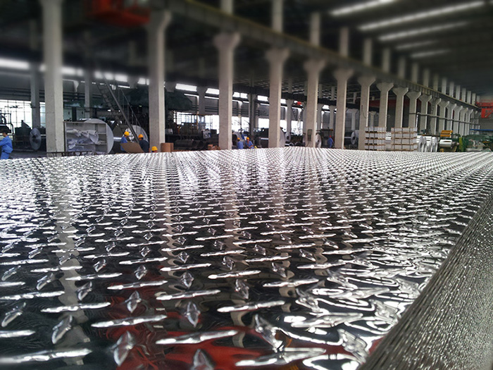 1060 1100 1200 Aluminum Tread Checkered Plate Sheets